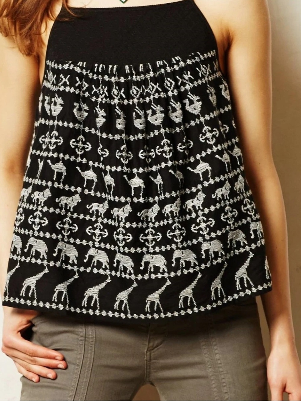 Anthropologie Women’s HD in Paris Savane Tank Top